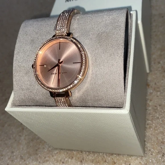 Michael Kors Jaryn Pave Bangle Watch 36mm